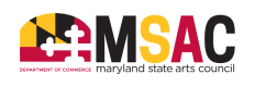 Maryland State Arts Council logo